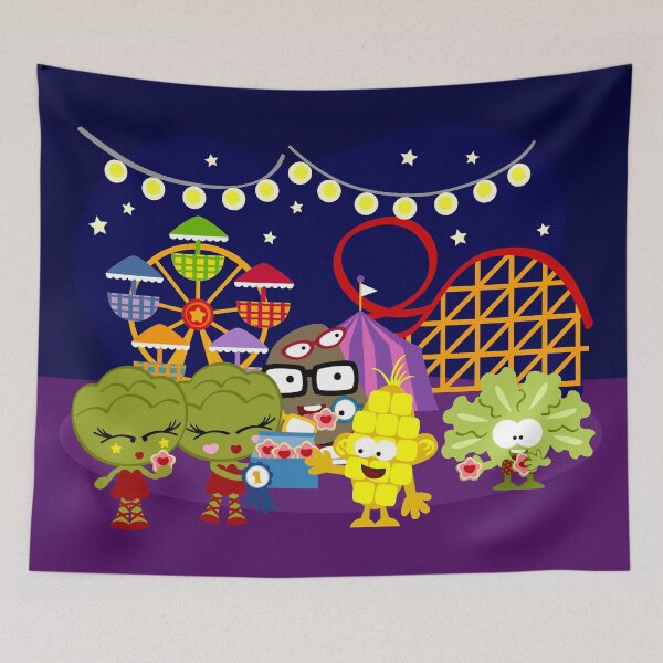 Item preview, Veggie Ventures The Carnival designed and sold by Sonia Pascual Izquierdo.