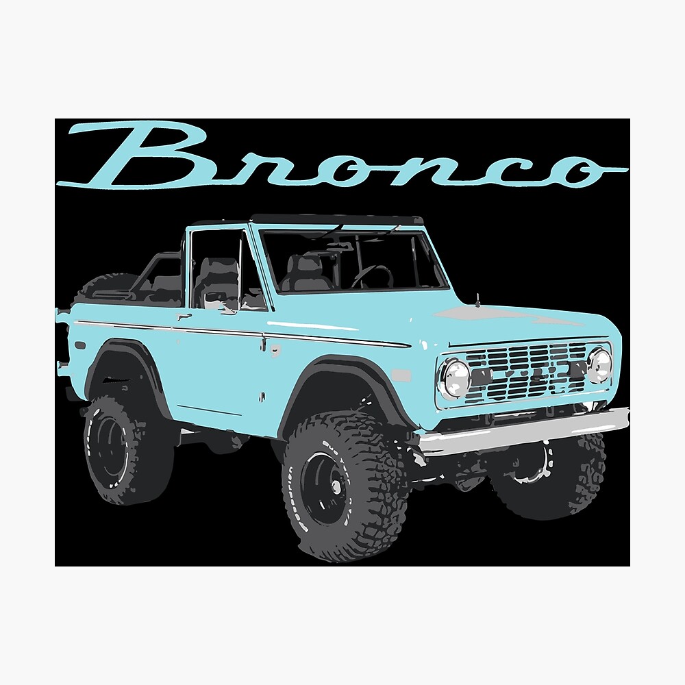 Ford Bronco Truck Funny Custom Towel 30" X 60" Beach Towel  30" X 60"