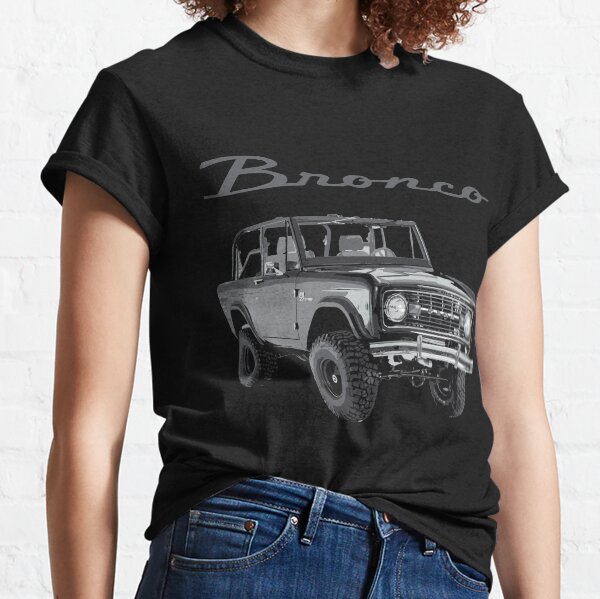 1973 Black Classic Ford Bronco Classic T-Shirt