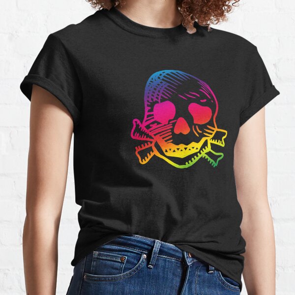 Keith Flint Skull tattoo with pride. Feel the rainbow. Classic T-Shirt