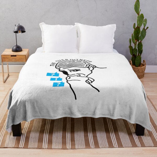 Item preview, The Overthinker Aesthetic Doodle designed and sold by therealsadpanda.