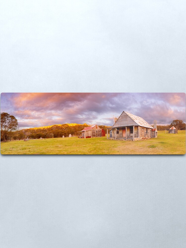 Alternate view of Coolamine Homestead Sunset, Kosciuszko National Park, New South Wales, Australia Metal Print