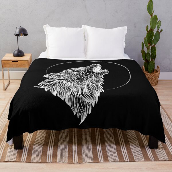 Item preview, Wild wolf mandala artwork. designed and sold by emphatic.