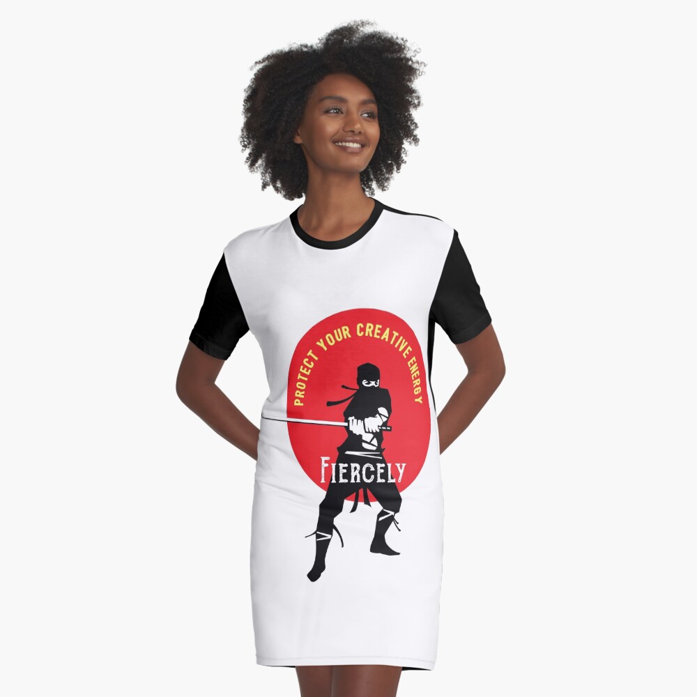 Item preview, Graphic T-Shirt Dress designed and sold by Mahevash.