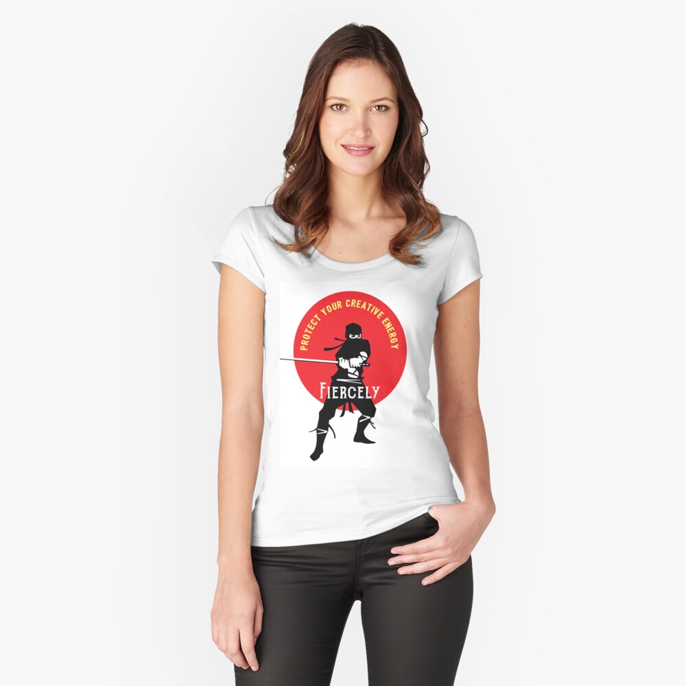 Item preview, Fitted Scoop T-Shirt designed and sold by Mahevash.