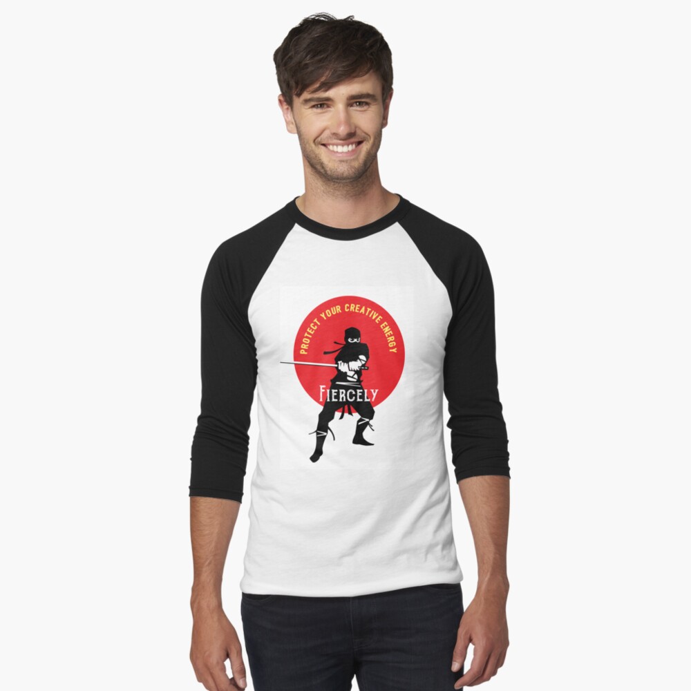 Item preview, Baseball ¾ Sleeve T-Shirt designed and sold by Mahevash.