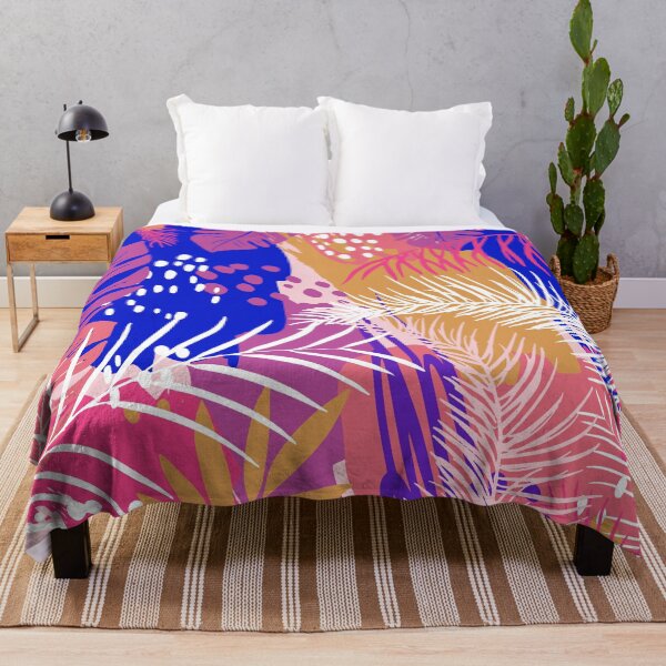 Item preview, Abstract Tropical Garden, Bold Colorful Summer designed and sold by meggydesigns.