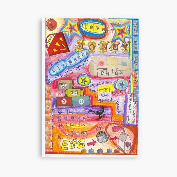 Love your money Canvas Print