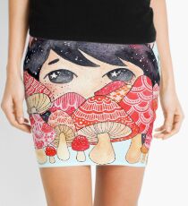 Mushrooms Mini Skirt