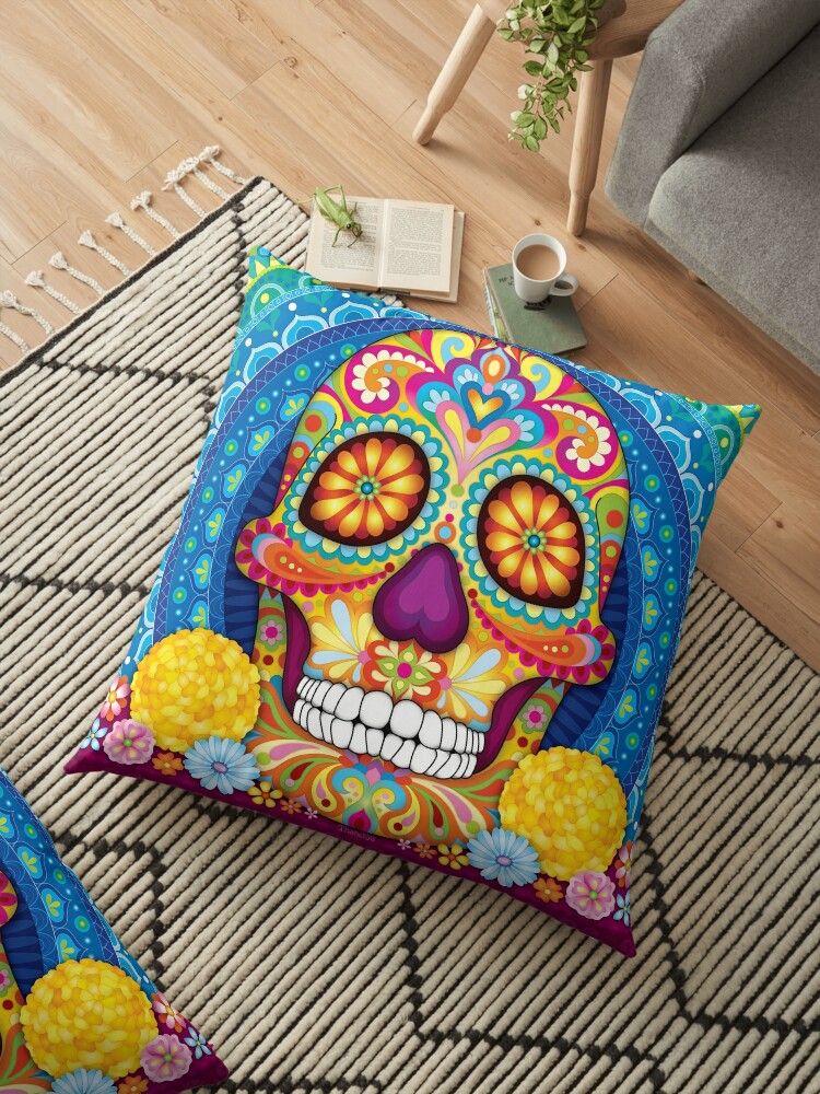 day of the dead pillows