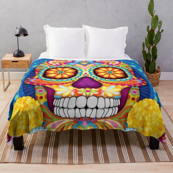 Item preview, Sugar Skull - Colorful Day of the Dead Mandala designed and sold by Thaneeya McArdle.