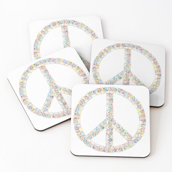 Item preview, Colorful peace sign designed and sold by rice-shirts.