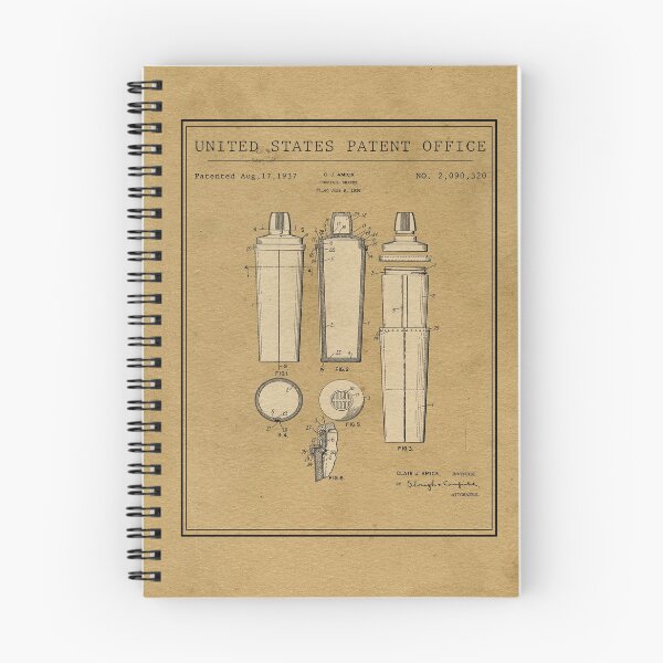 Item preview, United States Patent - Cocktail Shaker  designed and sold by Quentin1984.