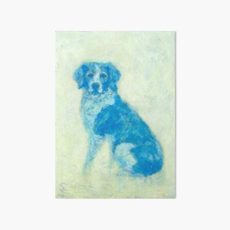 Hector, Spaniel oil dog portrait Art Board Print