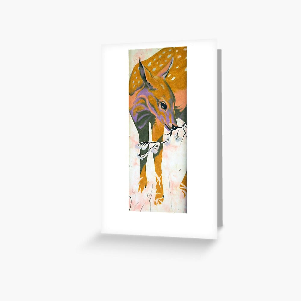 faun, baby deer Greeting Card