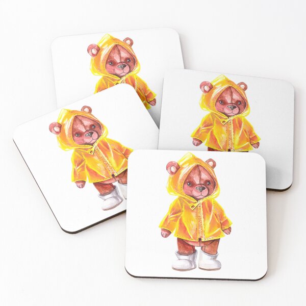 Item preview, Baby Bear in Yellow Rain Jacket designed and sold by Layerform.