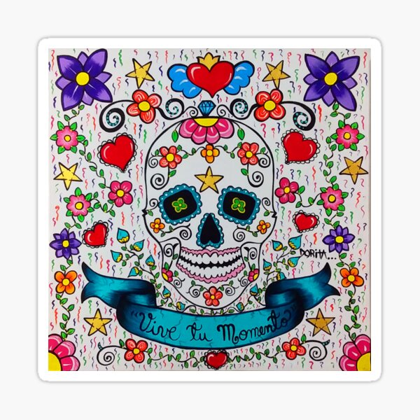Catrina-Blanca Sticker