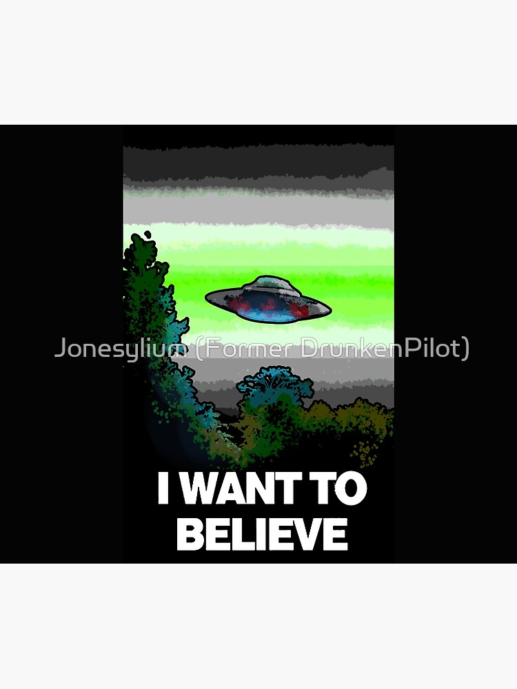 Disover I Want To Believe In Agenders Duvet Cover