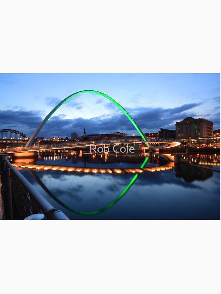 Gateshead Millennium Bridge, Reflections by robcole