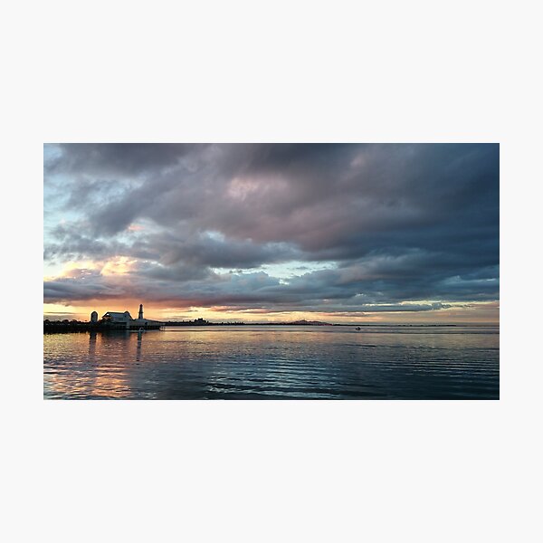Cunningham pier Geelong Photographic Print