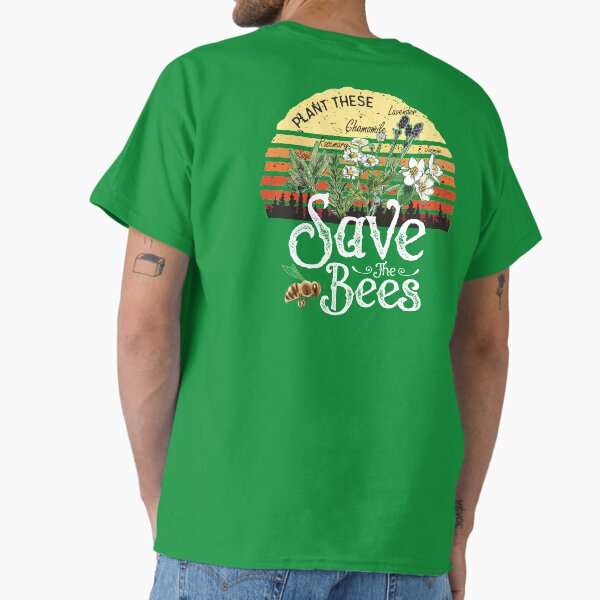 Item preview, Vintage Plant These Save The Bees T-shirt Gift  designed and sold by MrEddie10.