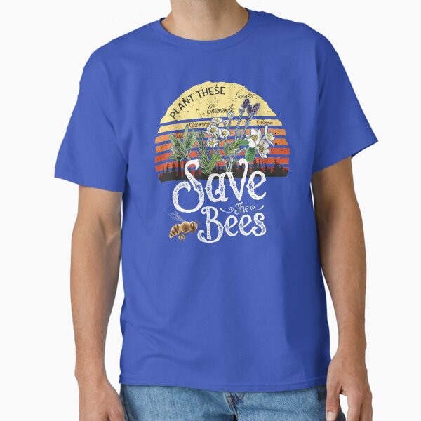 Item preview, Vintage Plant These Save The Bees T-shirt Gift  designed and sold by MrEddie10.