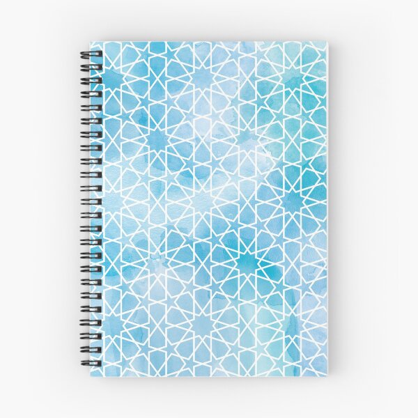 Item preview, Blue Watercolour Moroccan Pattern designed and sold by crispy-prints.