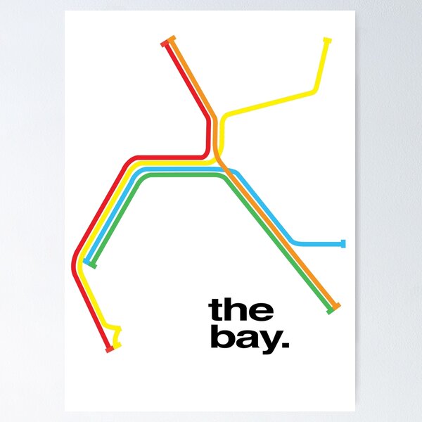 the bay. Poster