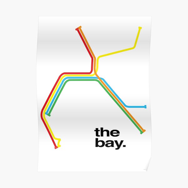 the bay. Poster