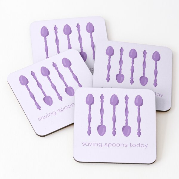 Item preview, Saving Spoons Today (Purple) designed and sold by KelseyLovelle.