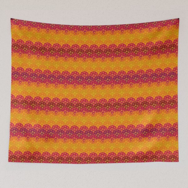 Item preview, floral fishscale designed and sold by rysunki-malunki.