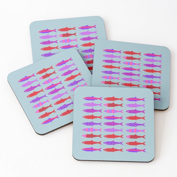 Item preview, Colorful fish school pattern designed and sold by Anna Lemos.
