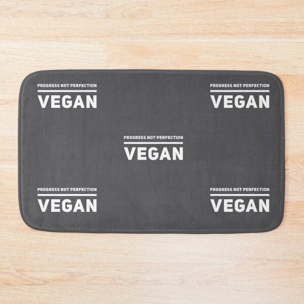 Item preview, Vegan - Progress Not Perfection designed and sold by madtoyman.