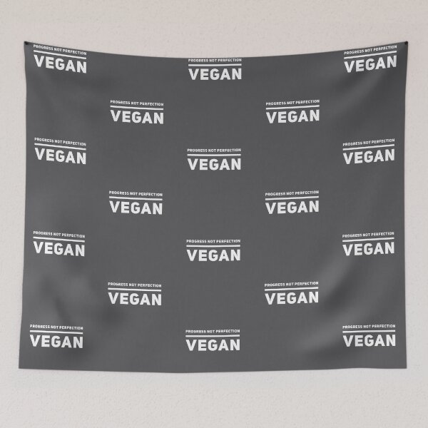 Item preview, Vegan - Progress Not Perfection designed and sold by madtoyman.