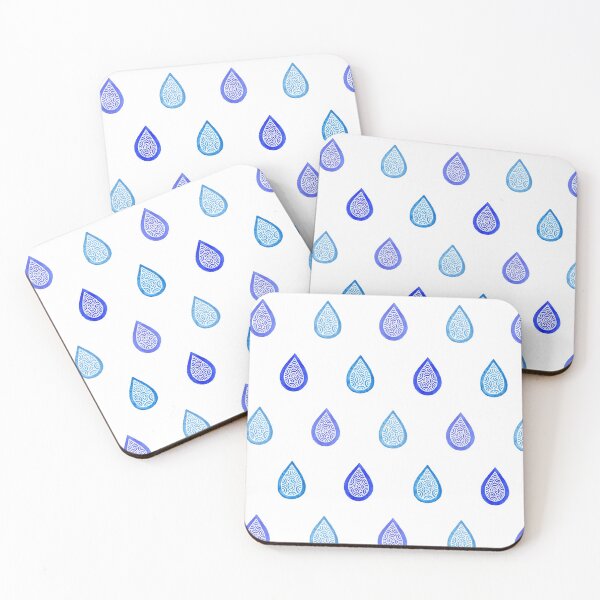 Item preview, Blue raindrops designed and sold by savousepate.