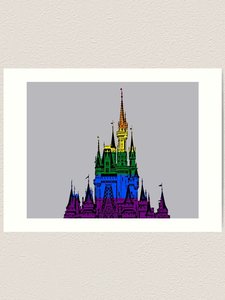 Pride Magic Castle Art Print By Fandomtrading Redbubble
