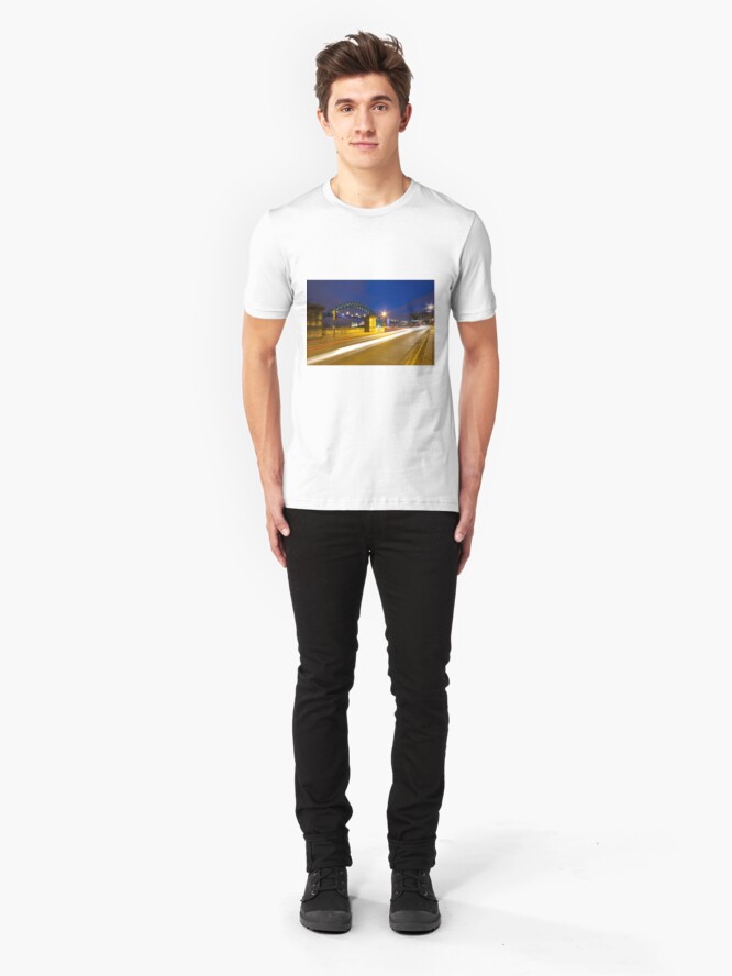 Alternate view of Swing Bridge Headlights Slim Fit T-Shirt