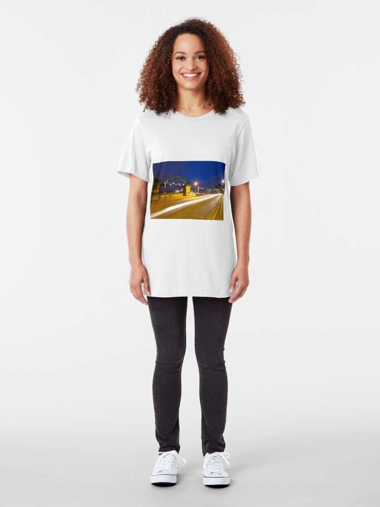 Alternate view of Swing Bridge Headlights Slim Fit T-Shirt