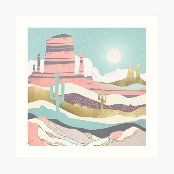 Desert Sun Art Print