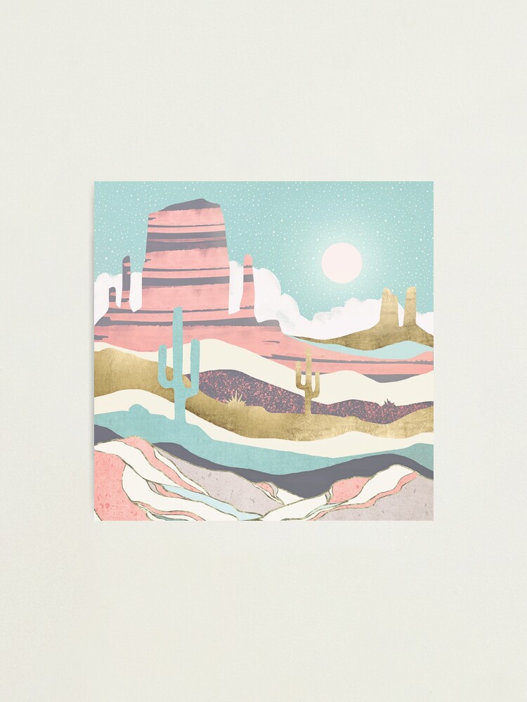 Thumbnail 1 of 3, Photographic Print, Desert Sun designed and sold by spacefrogdesign.