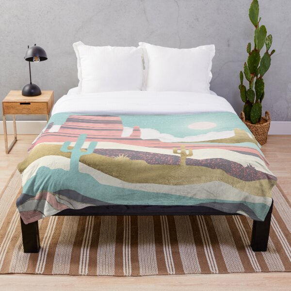 Desert Sun Throw Blanket