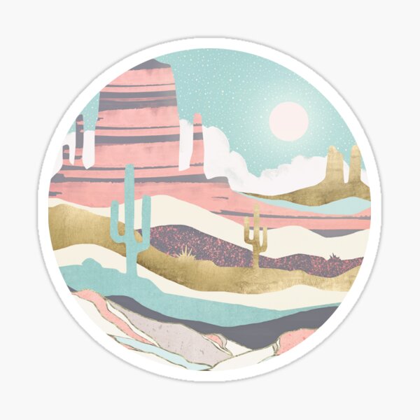 Desert Sun Sticker