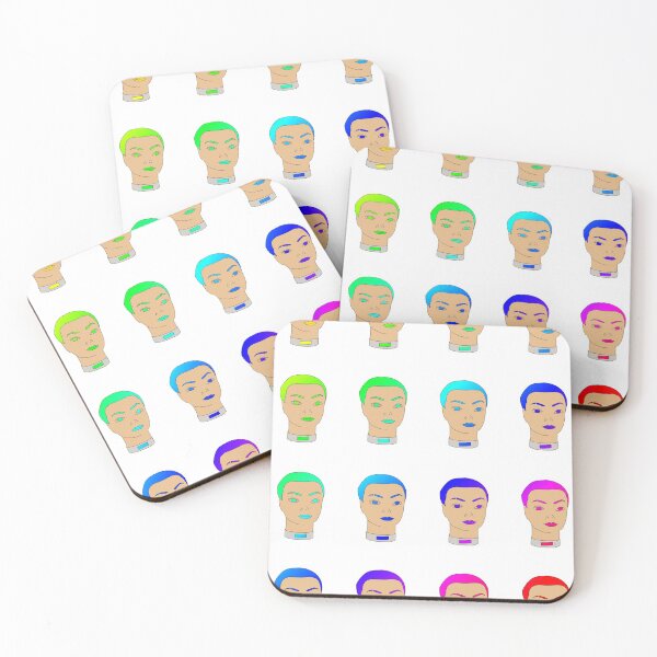 Item preview, rainbow heads designed and sold by IanByfordArt.