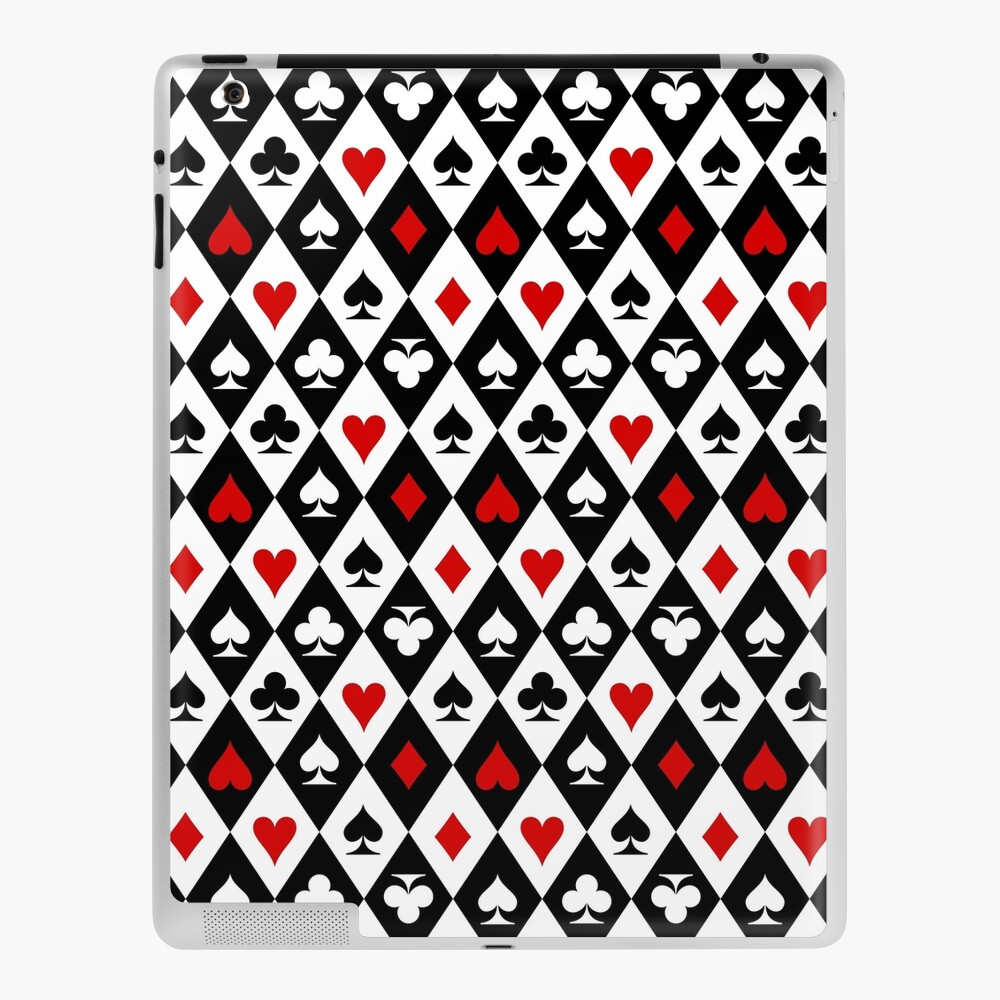 Happy Retro Playing Cards Suit Symbols Crazy Men's Socks Unisex