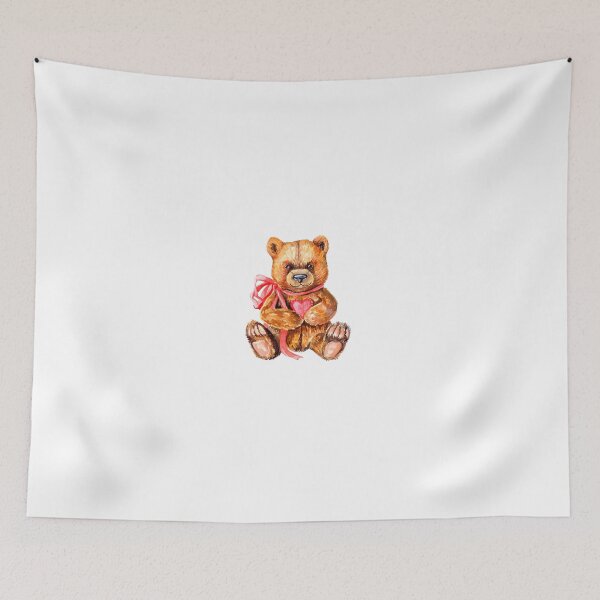 Item preview, Teddy Bear with Heart and Ribbon designed and sold by Layerform.