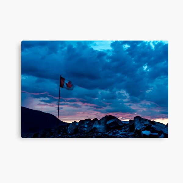 O Canada Sunset Canvas Print