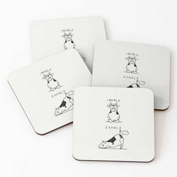 Item preview,  Inhale Exhale Cow designed and sold by Huebucket.