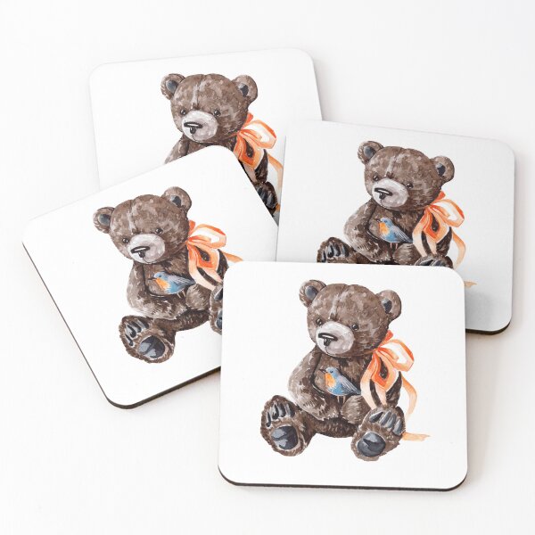 Item preview, Teddy Bear Holding Bird designed and sold by Layerform.