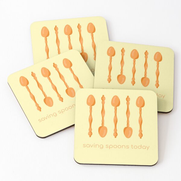 Item preview, Saving Spoons Today (Orange) designed and sold by KelseyLovelle.
