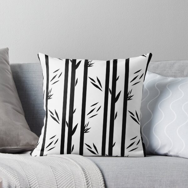 Item preview, black and white bamboo pattern designed and sold by M-Lorentsson.